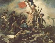 Eugene Delacroix Liberty Leading the People (mk05) china oil painting reproduction